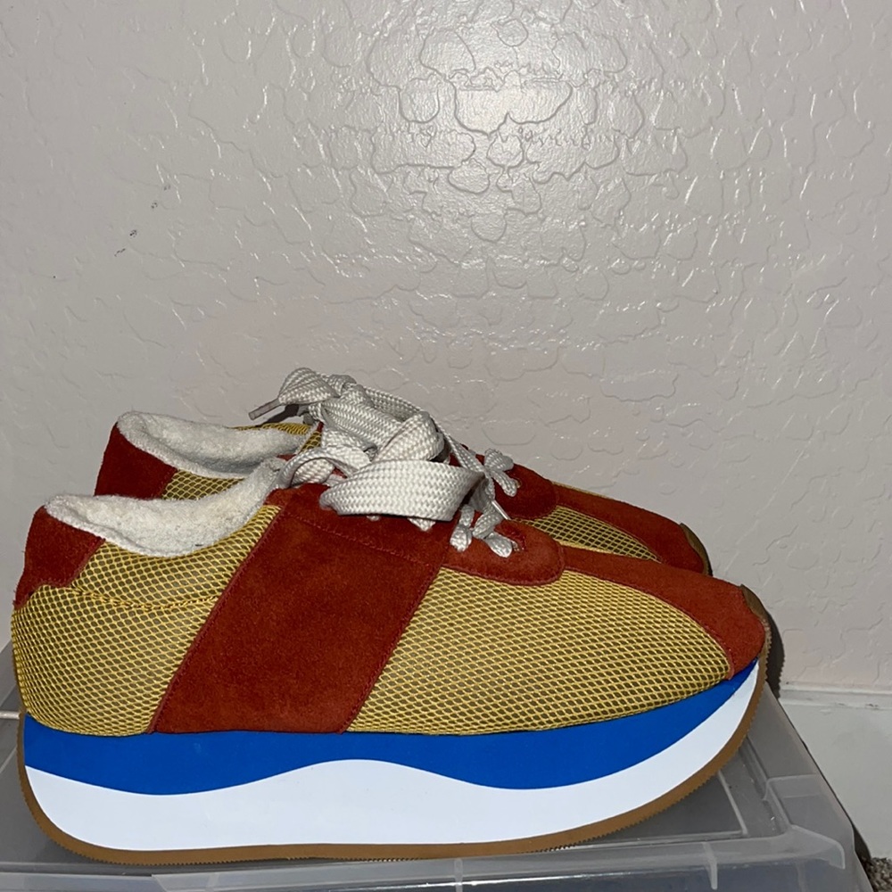 Jeffrey Campbell multi platform sneakers. Size 9. Used once